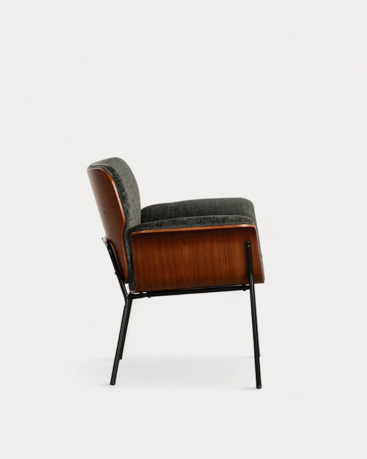 Pack de 2 Fauteuils avec Accoudoirs en Bois et Tissu Lirio, image de la gelerie 4