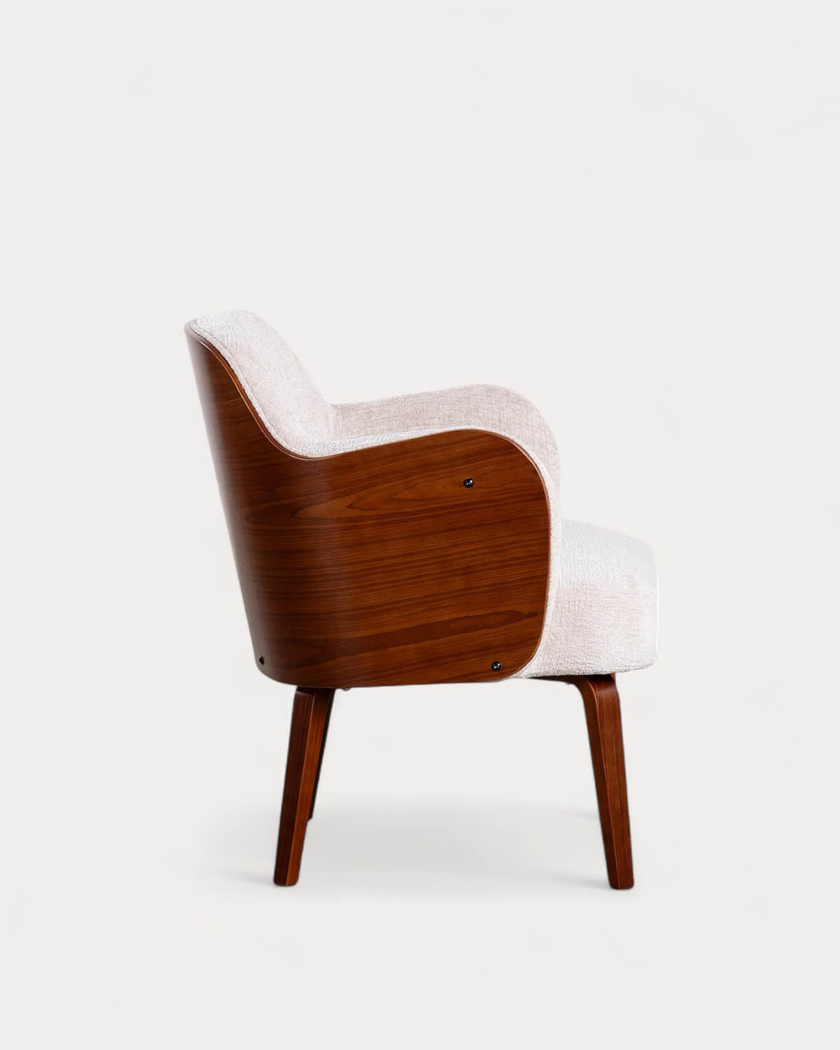 Pack 2 Fauteuils avec Accoudoirs en Bois et Tissu Denia, image de la gelerie 4