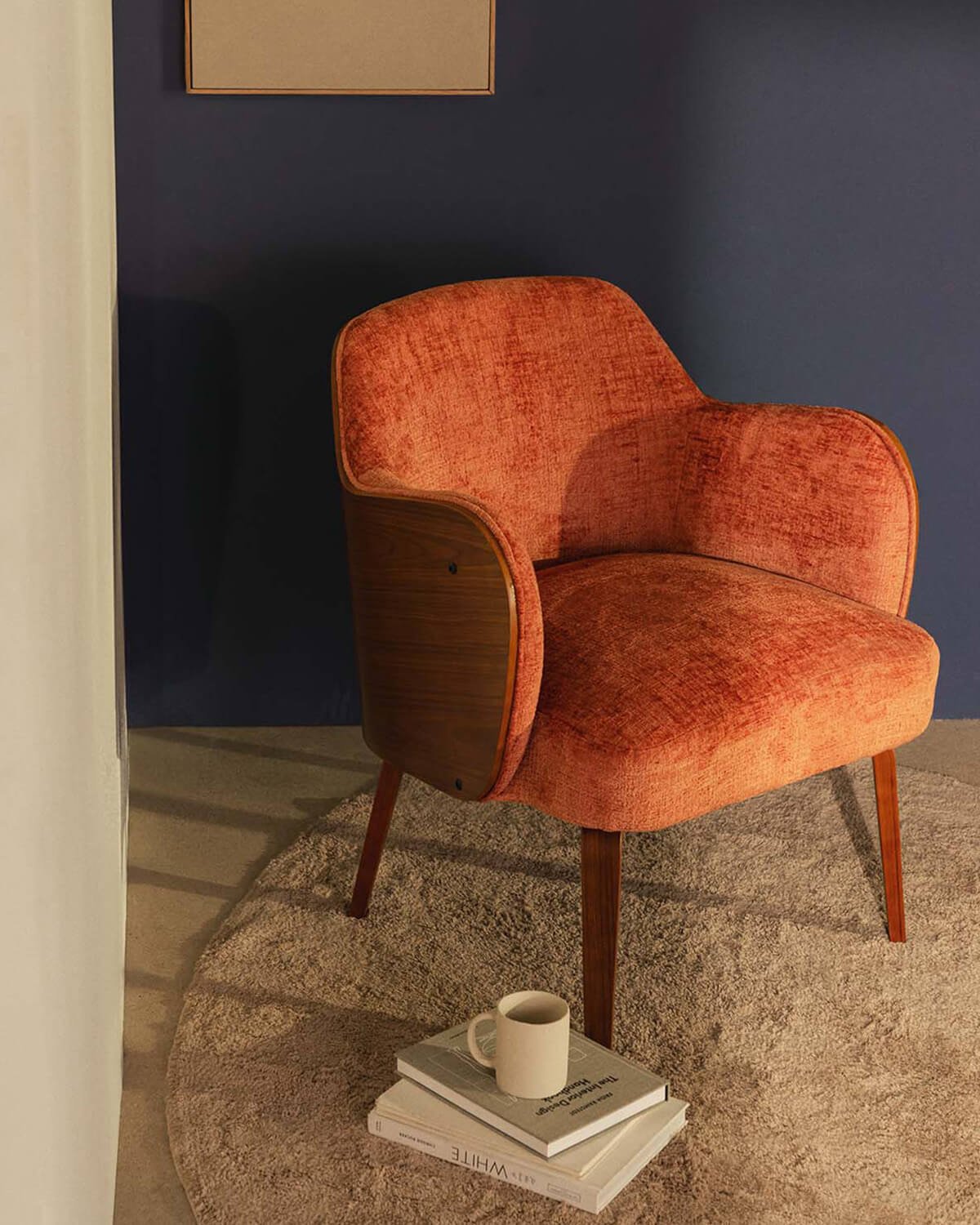 Pack 2 Fauteuils avec Accoudoirs en Bois et Tissu Denia, image de la gelerie 2