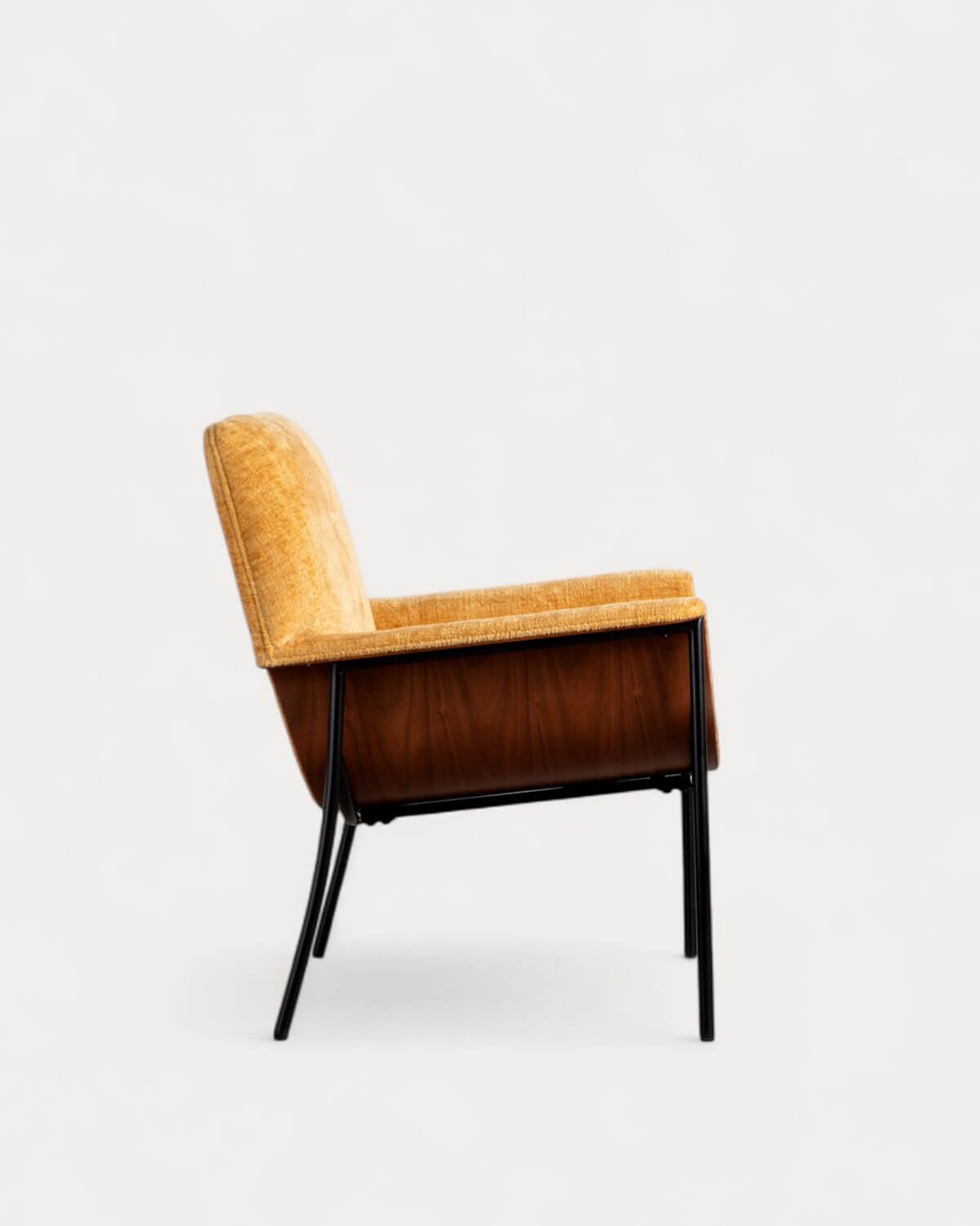 Pack de 2 Fauteuils avec Accoudoirs en Bois et Tissu Rinu, image de la gelerie 3