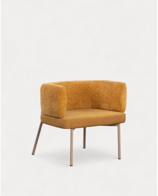 Pack 2 Fauteuils Hades en Tissu Doux et Métal