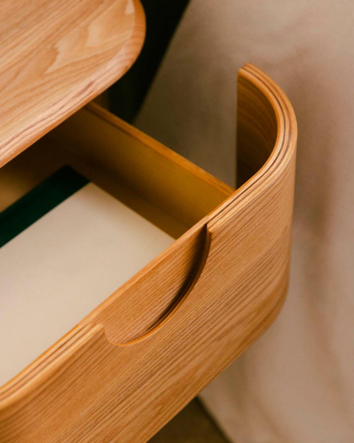 Table de Chevet avec Tiroir en Bois (45,5x36 cm) Tika, image de la gelerie 3