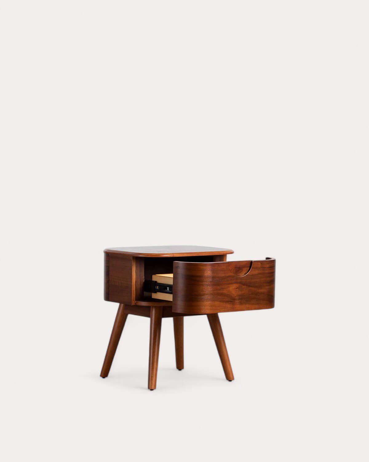 Pack 2 Tables de Chevet avec Tiroir en Bois (45,5X36 cm) Tika, image de la gelerie 4