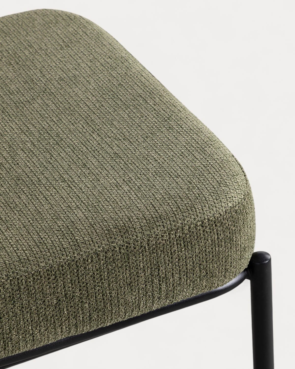 Chaise de Salle à Manger en Tissu et Métal Elin, image de la gelerie 7