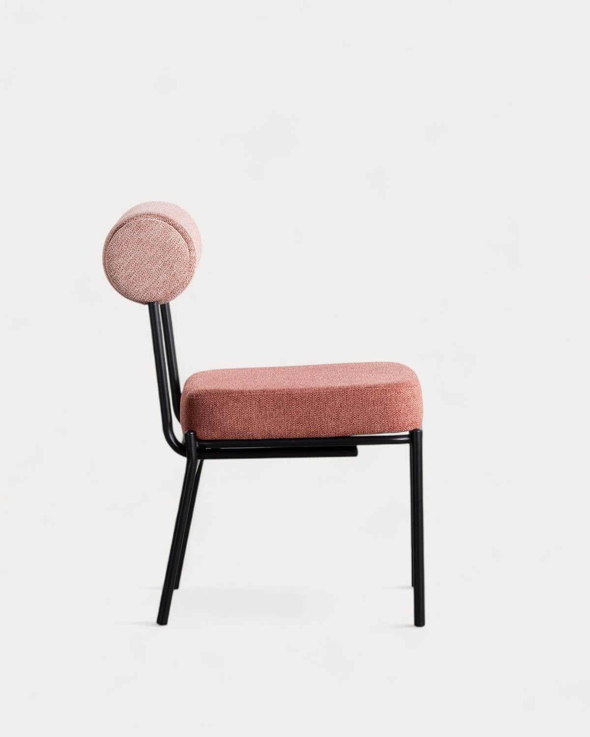 Pack 4 Chaises de Salle à Manger en Tissu et Métal Elin, image de la gelerie 4