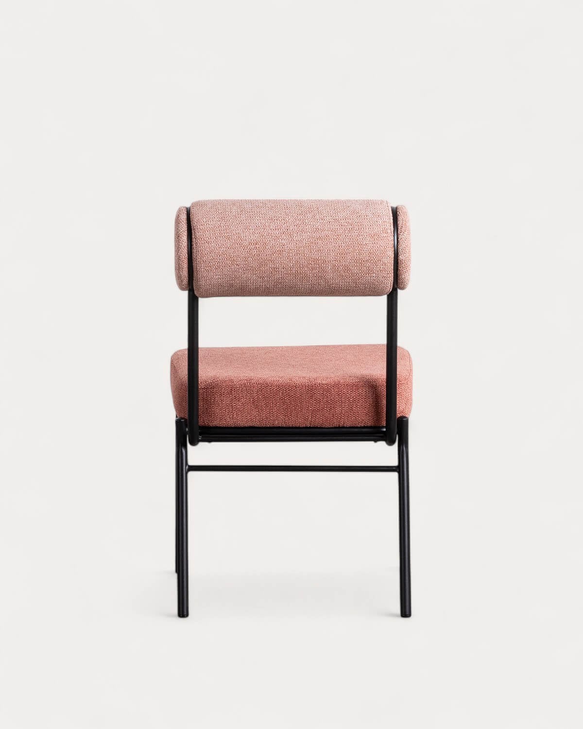 Pack 4 Chaises de Salle à Manger en Tissu et Métal Elin, image de la gelerie 5