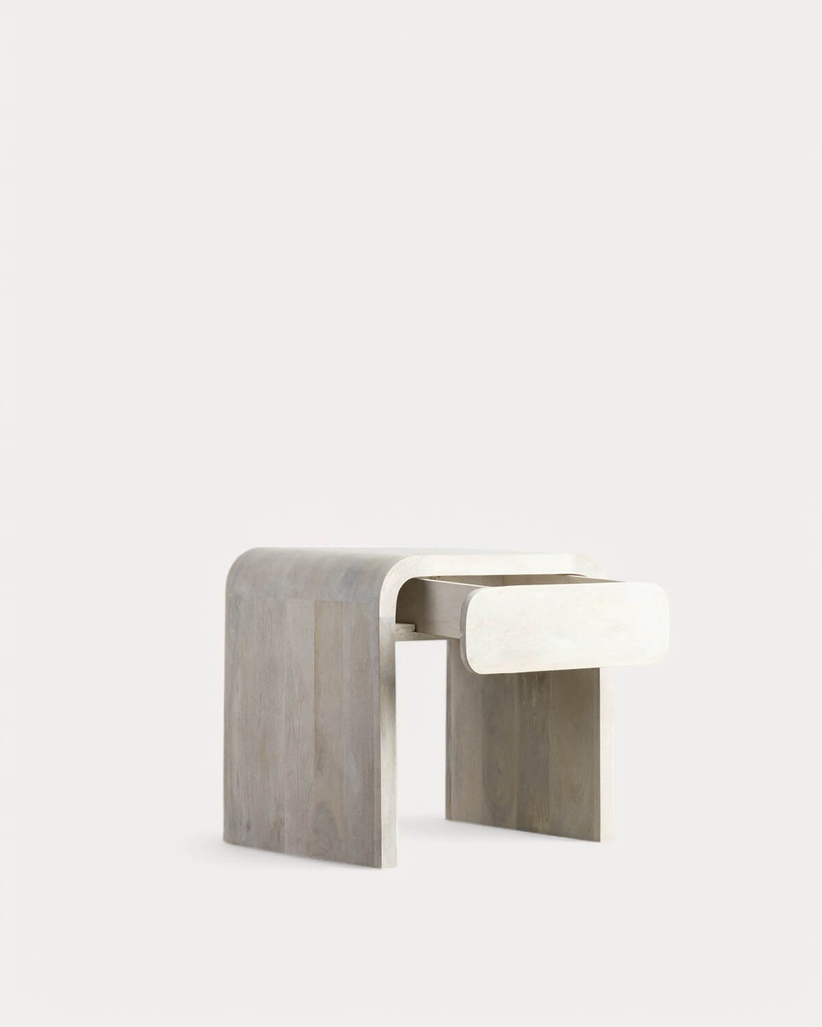 Table de Nuit XL avec Tiroir en Manguier (61x45,5 cm) Vanile, image de la gelerie 2
