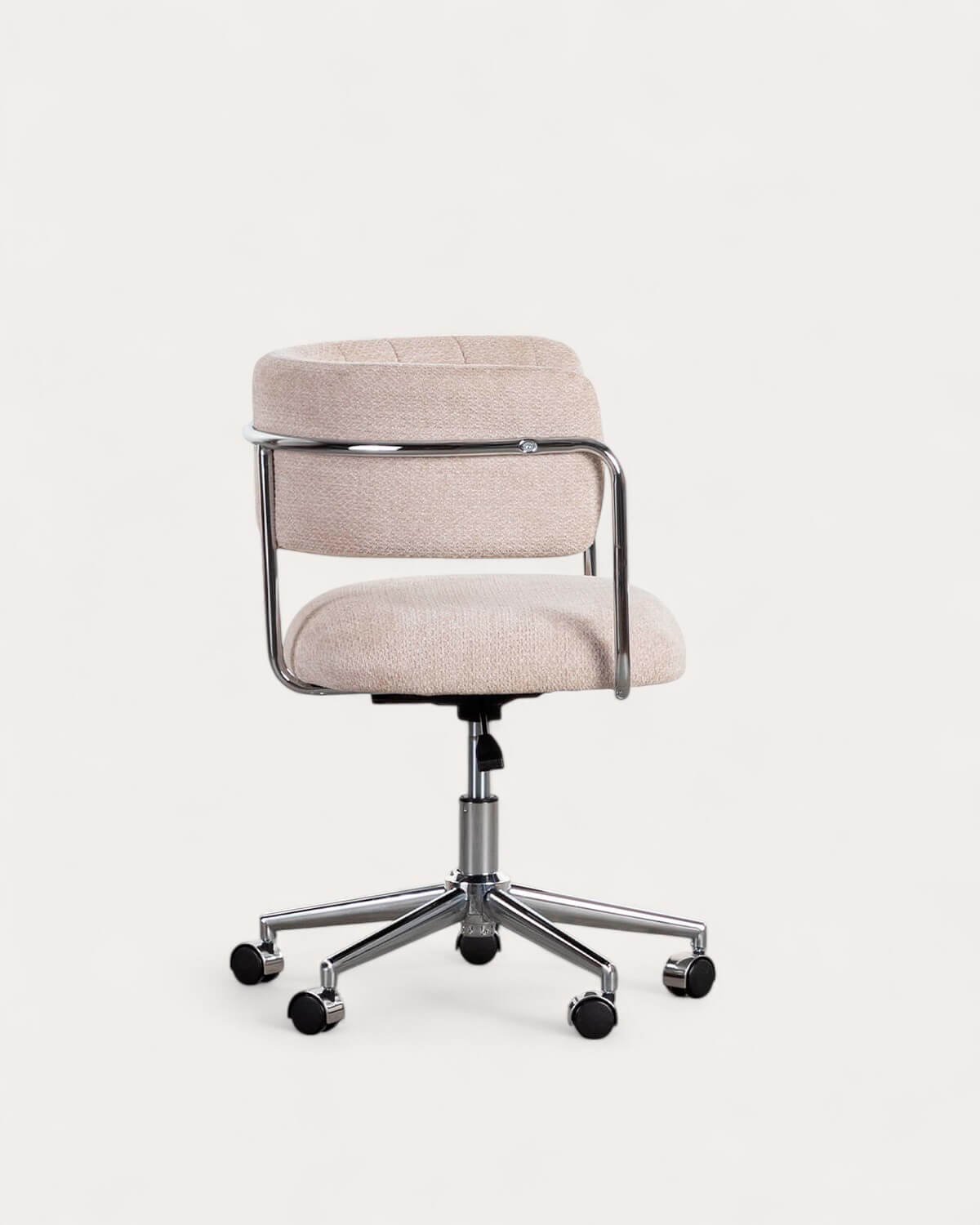 Chaise de Bureau Réglable en Métal et Tissu Petra, image de la gelerie 4