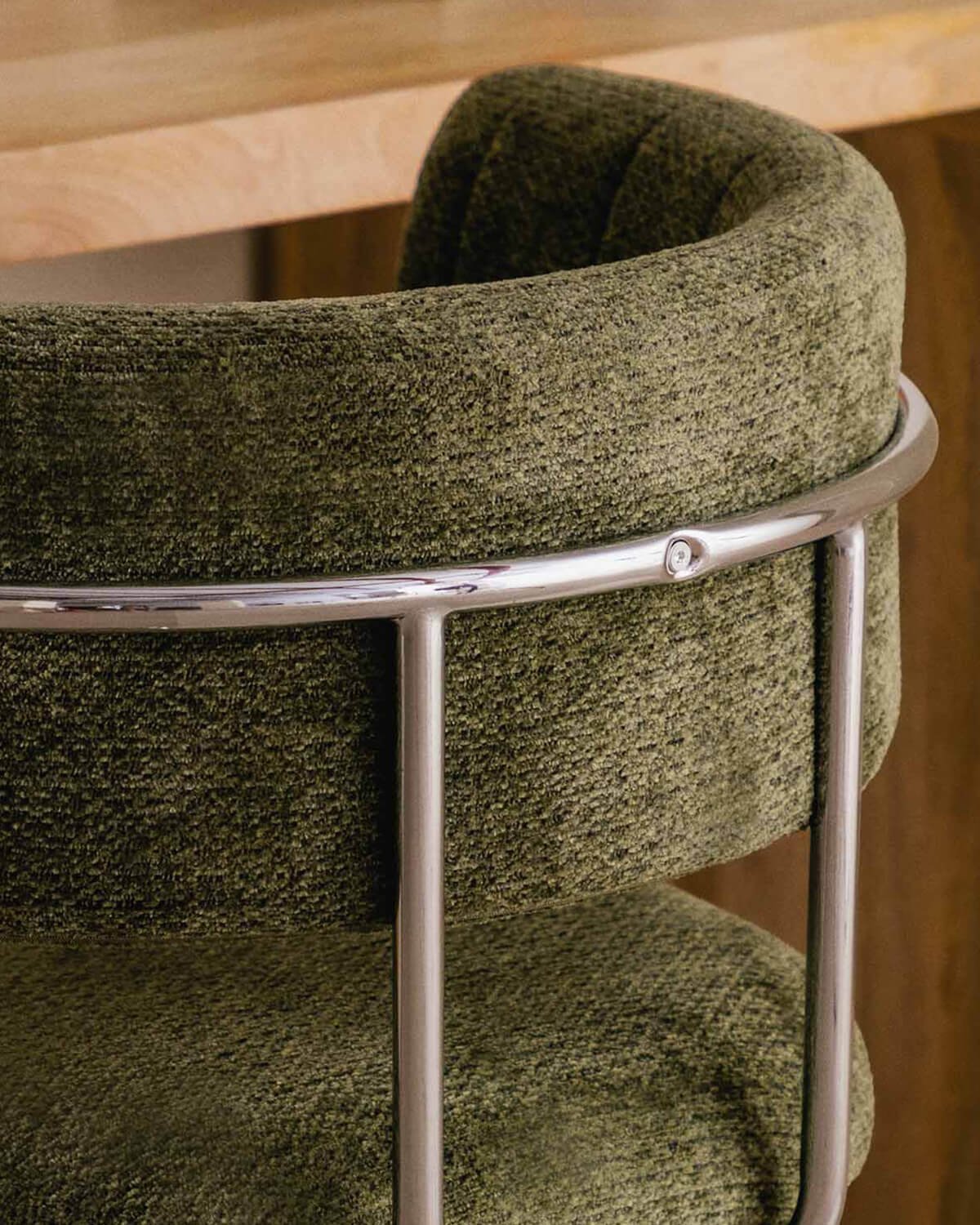 Chaise de Bureau Réglable en Métal et Tissu Petra, image de la gelerie 3