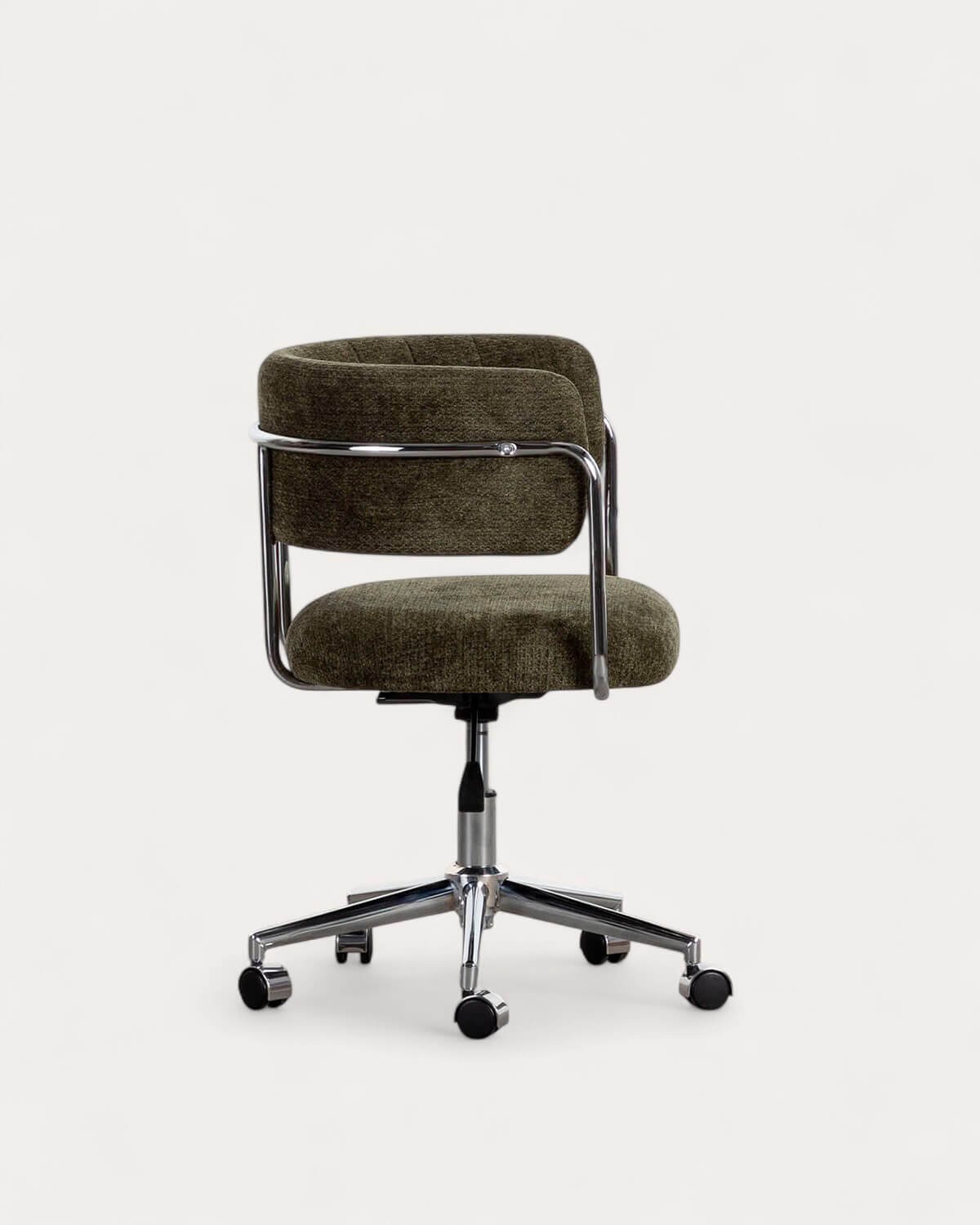 Chaise de Bureau Réglable en Métal et Tissu Petra, image de la gelerie 4