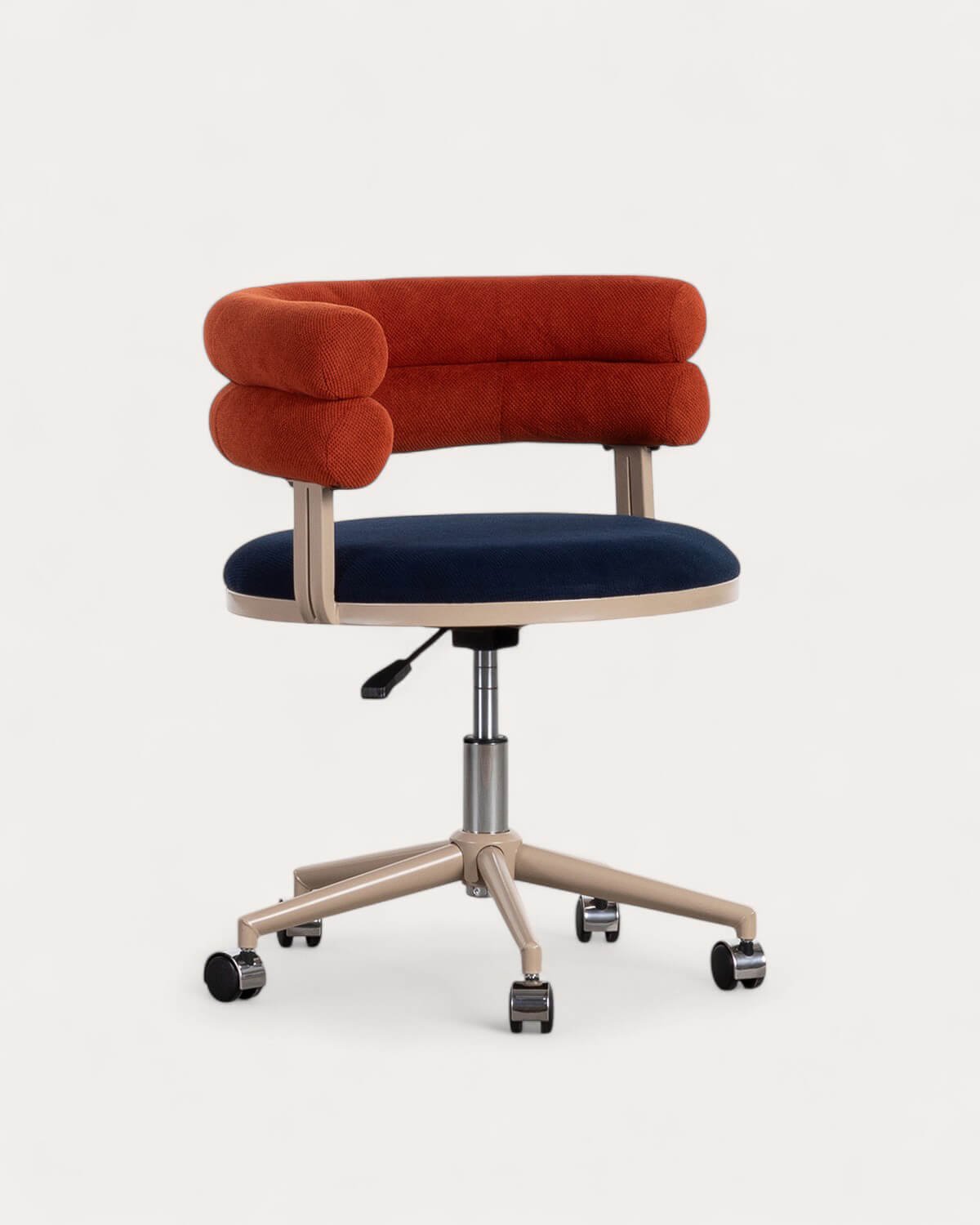 Chaise de Bureau Réglable en Métal et Tissu Aixa, image de la gelerie 1