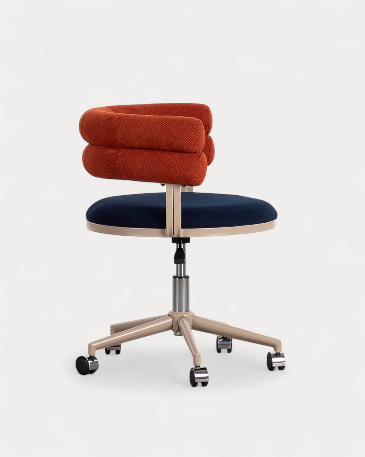 Chaise de Bureau Réglable en Métal et Tissu Aixa, image de la gelerie 2