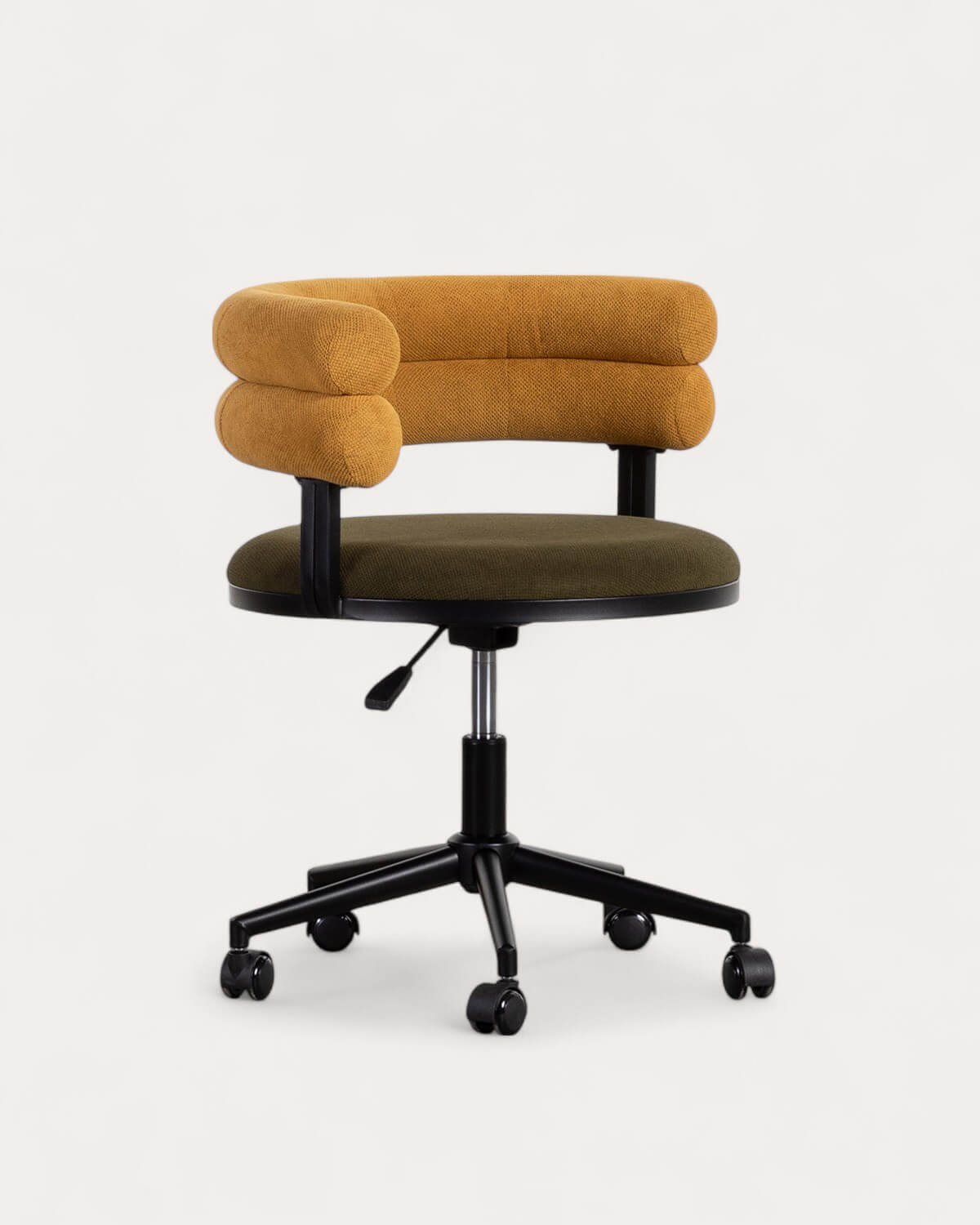 Chaise de Bureau Réglable en Métal et Tissu Aixa, image de la gelerie 1