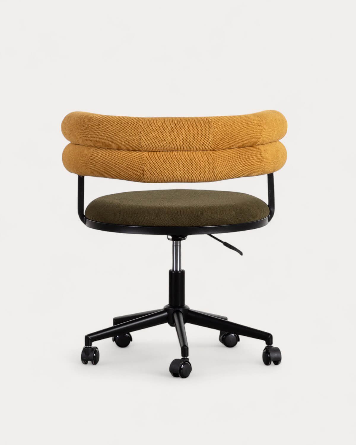 Chaise de Bureau Réglable en Métal et Tissu Aixa, image de la gelerie 5