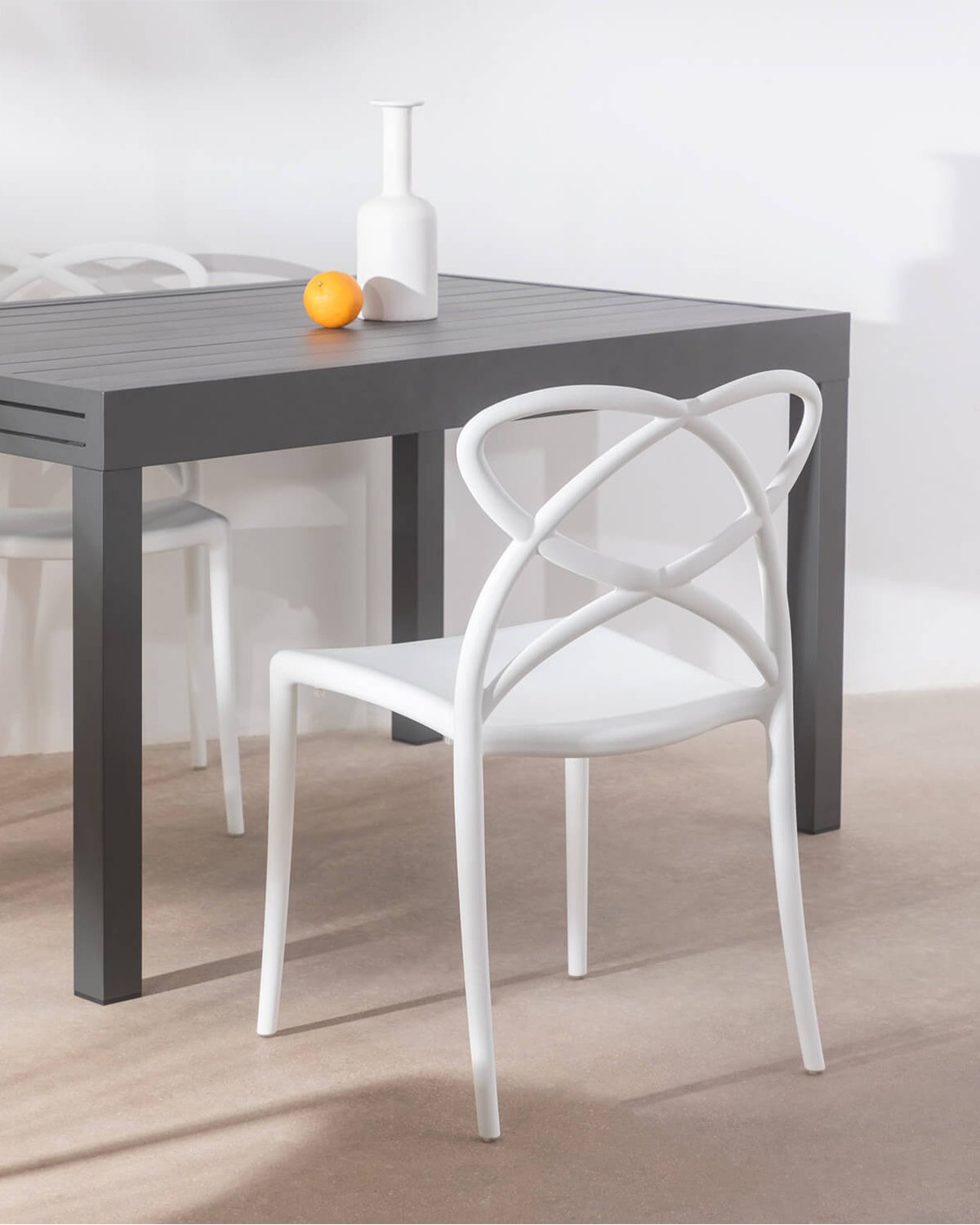 Pack de 2 Chaises de Salle à Manger en Polypropylène Cielo, image de la gelerie 2