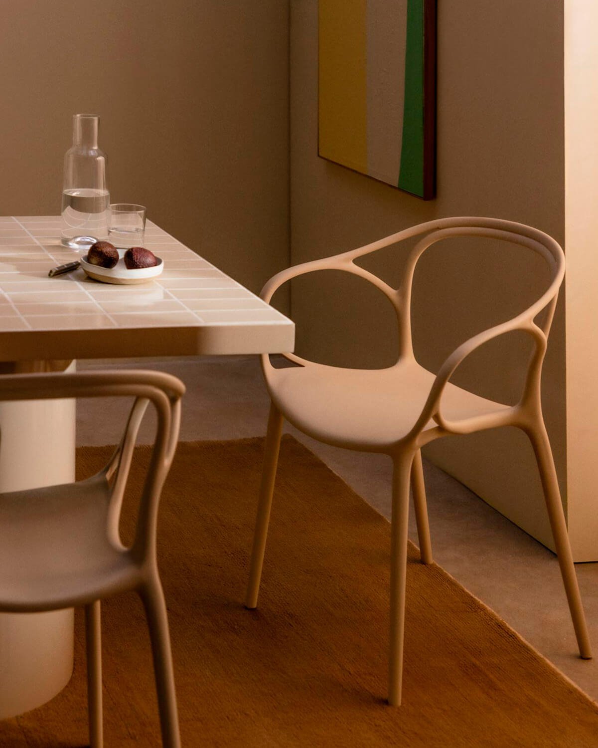 Chaise de Salle à Manger en Polypropylène avec Accoudoirs Erbra, image de la gelerie 2