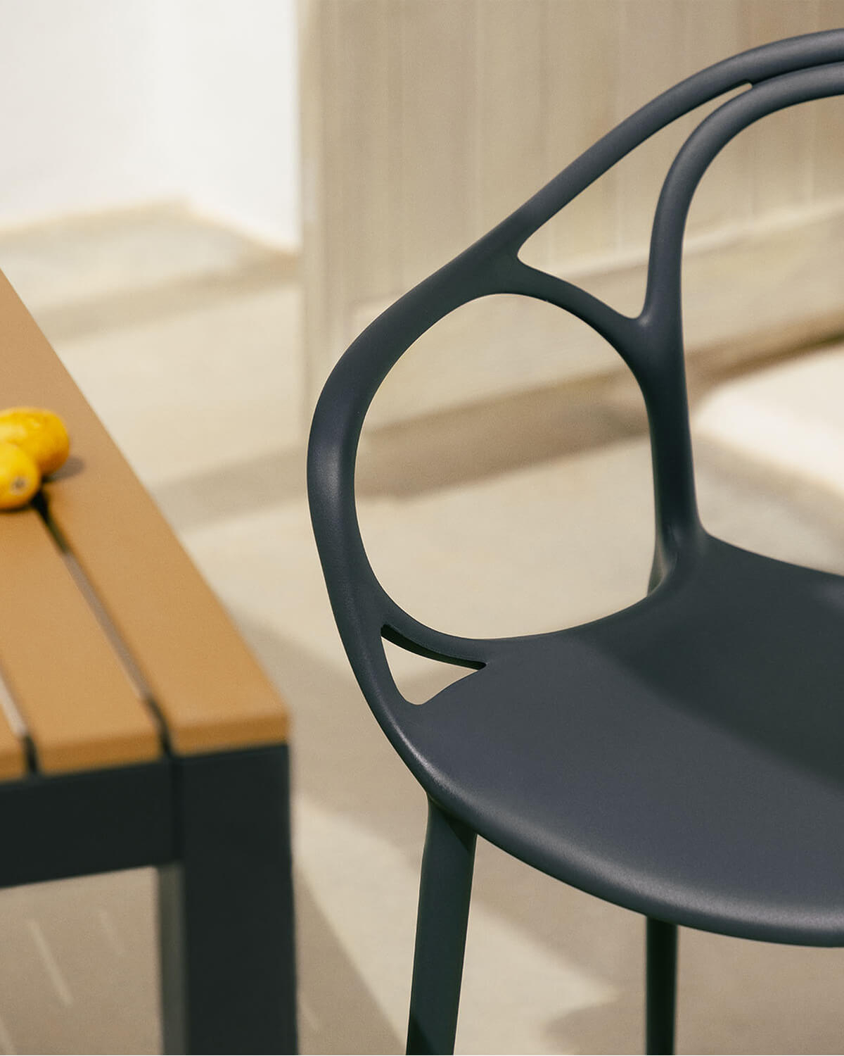 Pack 2 Chaises de Salle à Manger en Polypropylène avec Accoudoirs Erbra, image de la gelerie 4530113