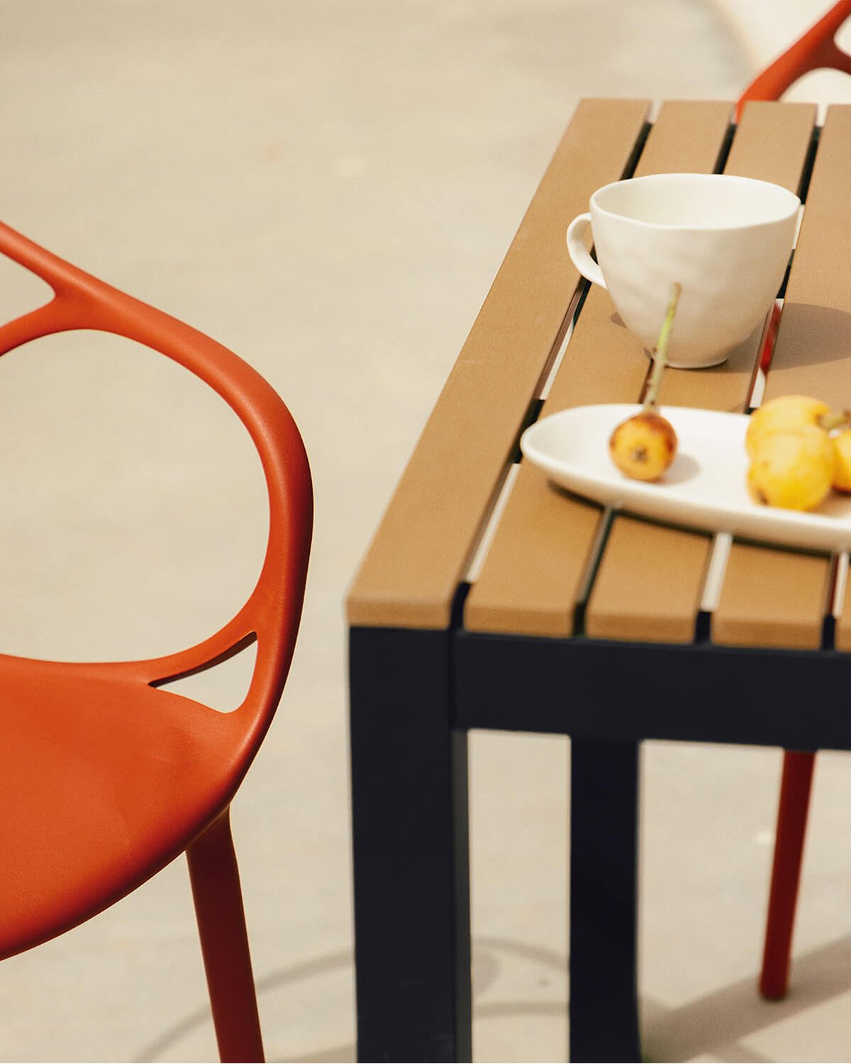 Pack 4 Chaises de Salle à Manger en Polypropylène avec Accoudoirs Erbra, image de la gelerie 3