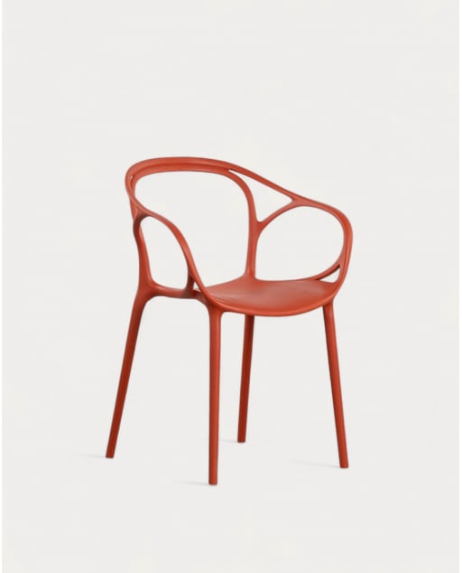 Pack 4 Chaises de Salle à Manger en Polypropylène avec Accoudoirs Erbra