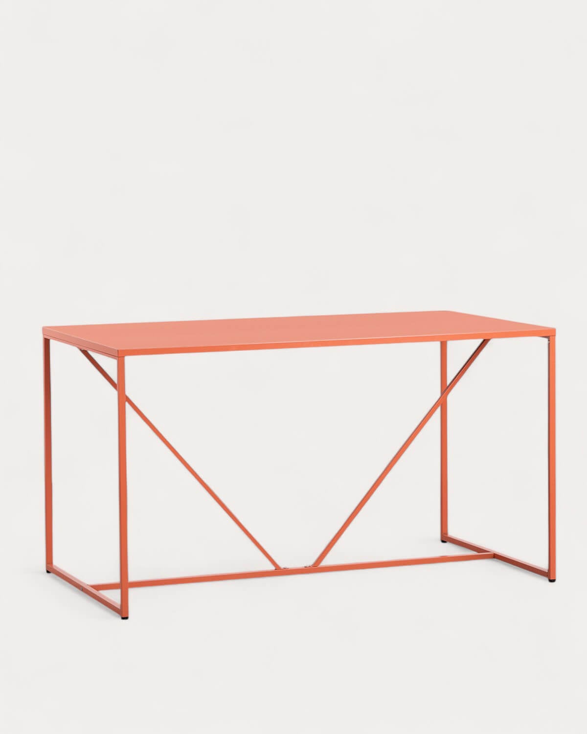 Table de salle à manger en acier stratifié (140x80 cm) Ibiza, image de la gelerie 1