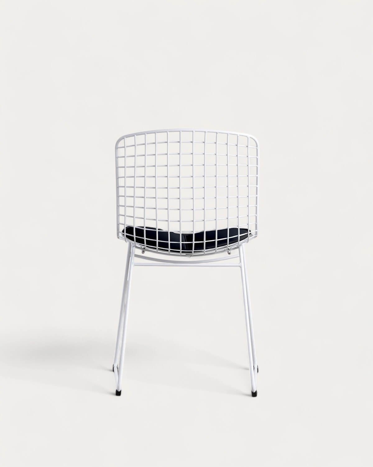 Chaise de Salle à Manger en Métal à Dossier Haut Aras , image de la gelerie 5