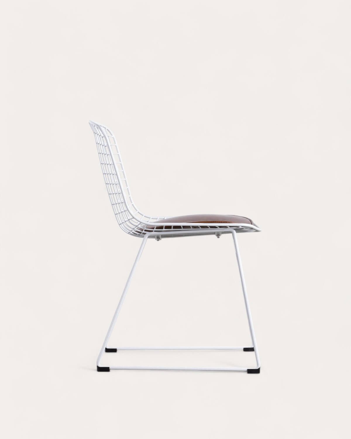 Chaise de Salle à Manger en Métal à Dossier Haut Aras , image de la gelerie 5