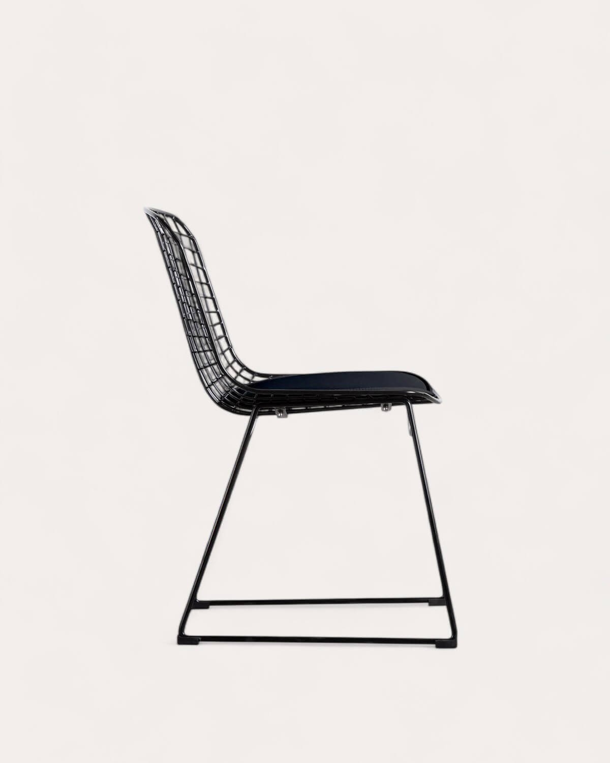 Chaise de Salle à Manger en Métal à Dossier Haut Aras , image de la gelerie 4