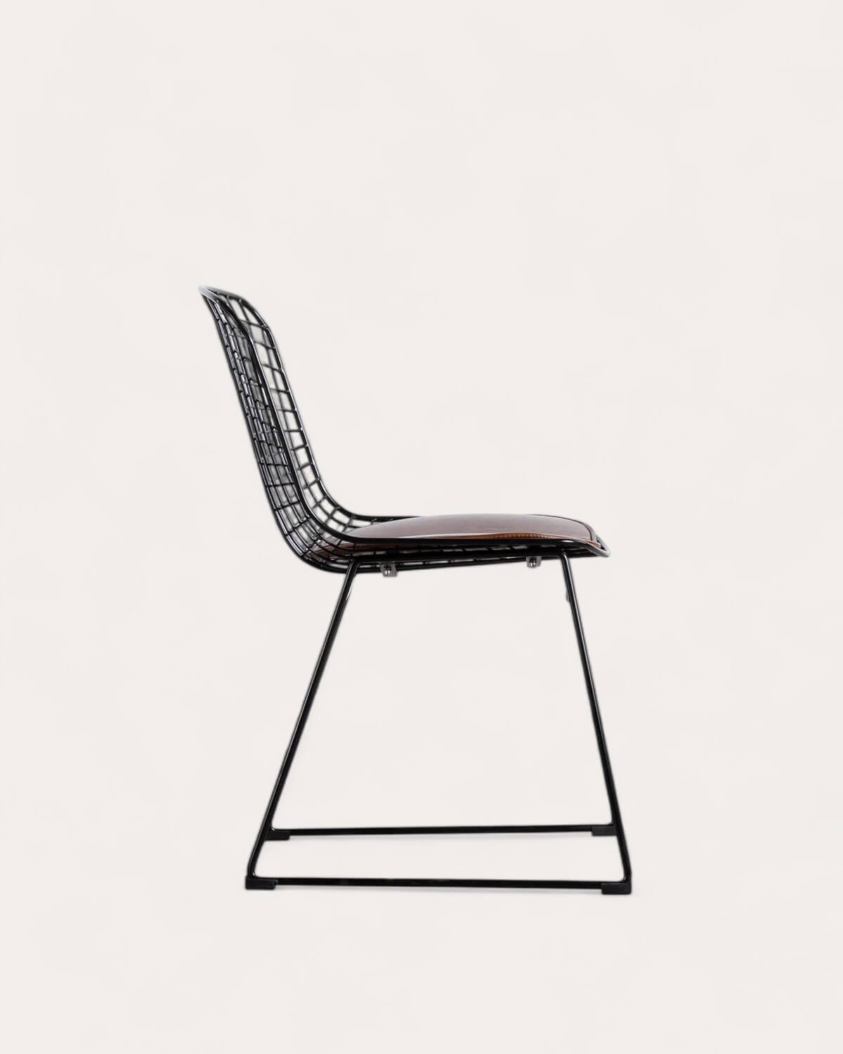 Chaise de Salle à Manger en Métal à Dossier Haut Aras , image de la gelerie 4