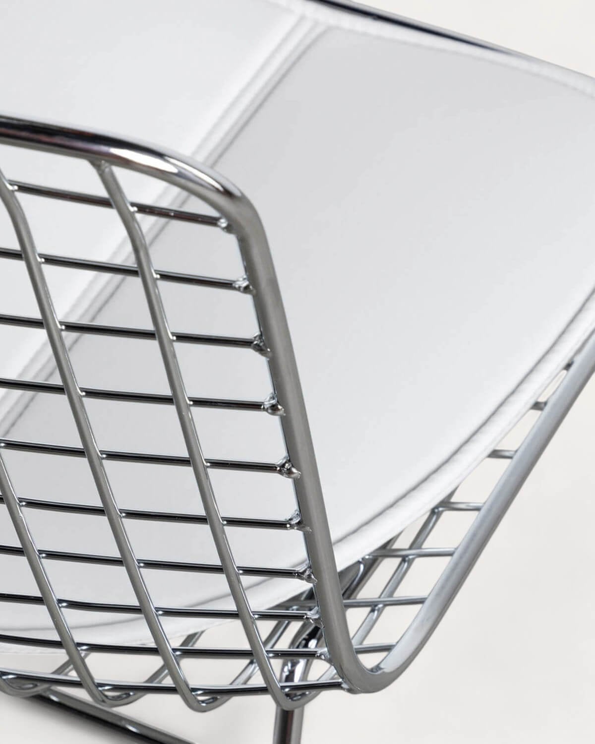 Chaise de Salle à Manger en Métal à Dossier Haut Aras , image de la gelerie 6