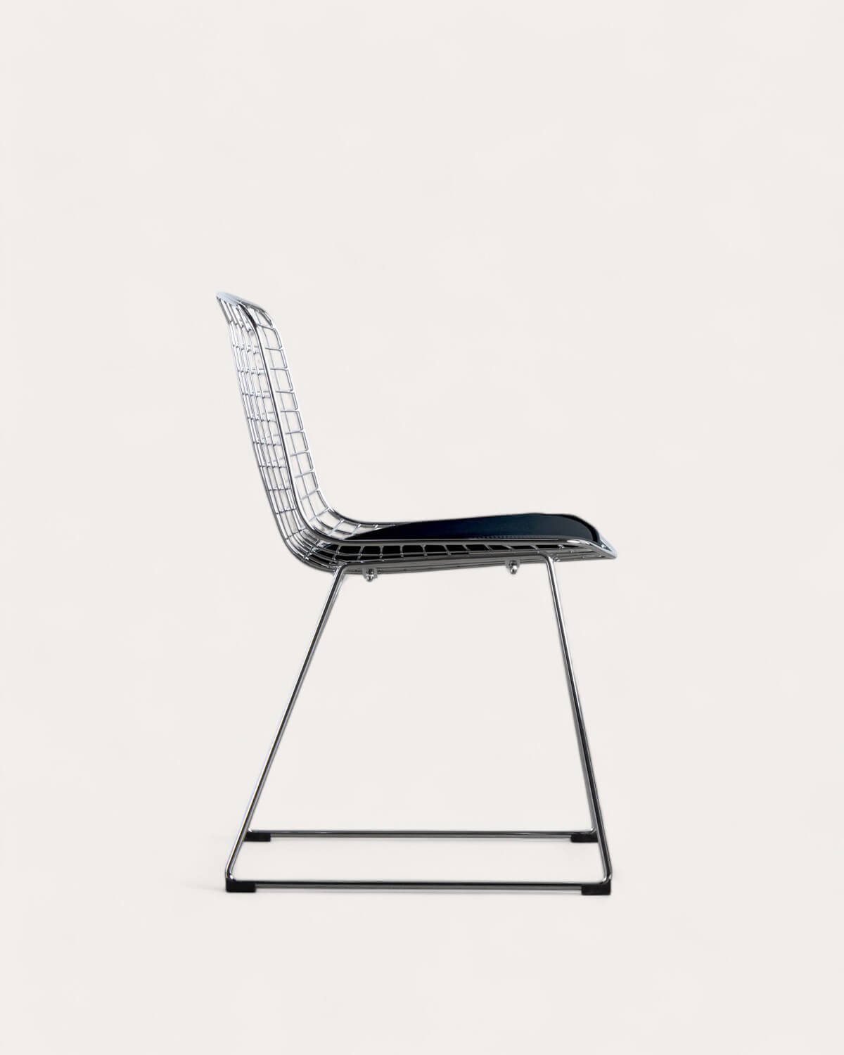 Chaise de Salle à Manger en Métal à Dossier Haut Aras , image de la gelerie 4