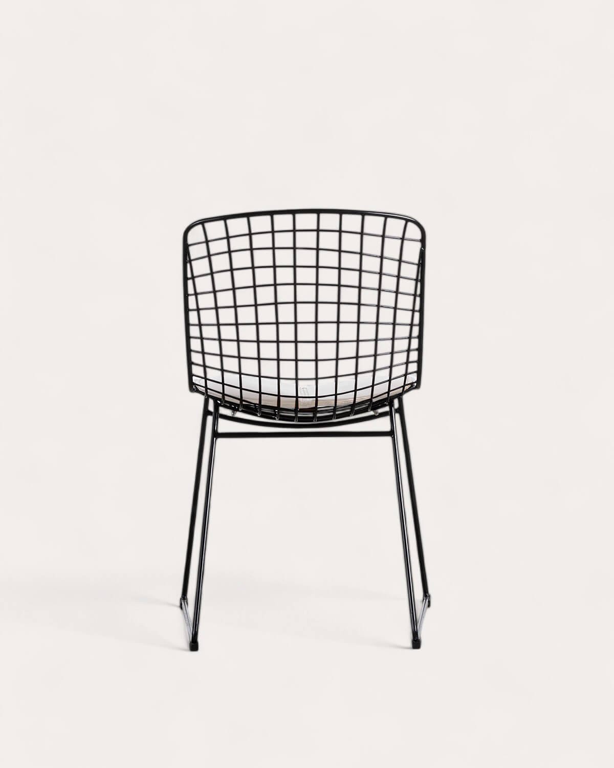 Chaise de Salle à Manger en Métal à Dossier Haut Aras , image de la gelerie 5