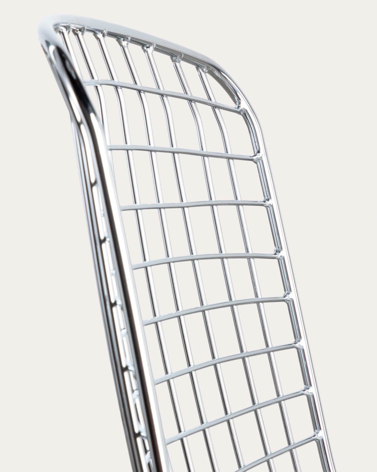 Chaise de Salle à Manger en Métal à Dossier Haut Aras , image de la gelerie 8