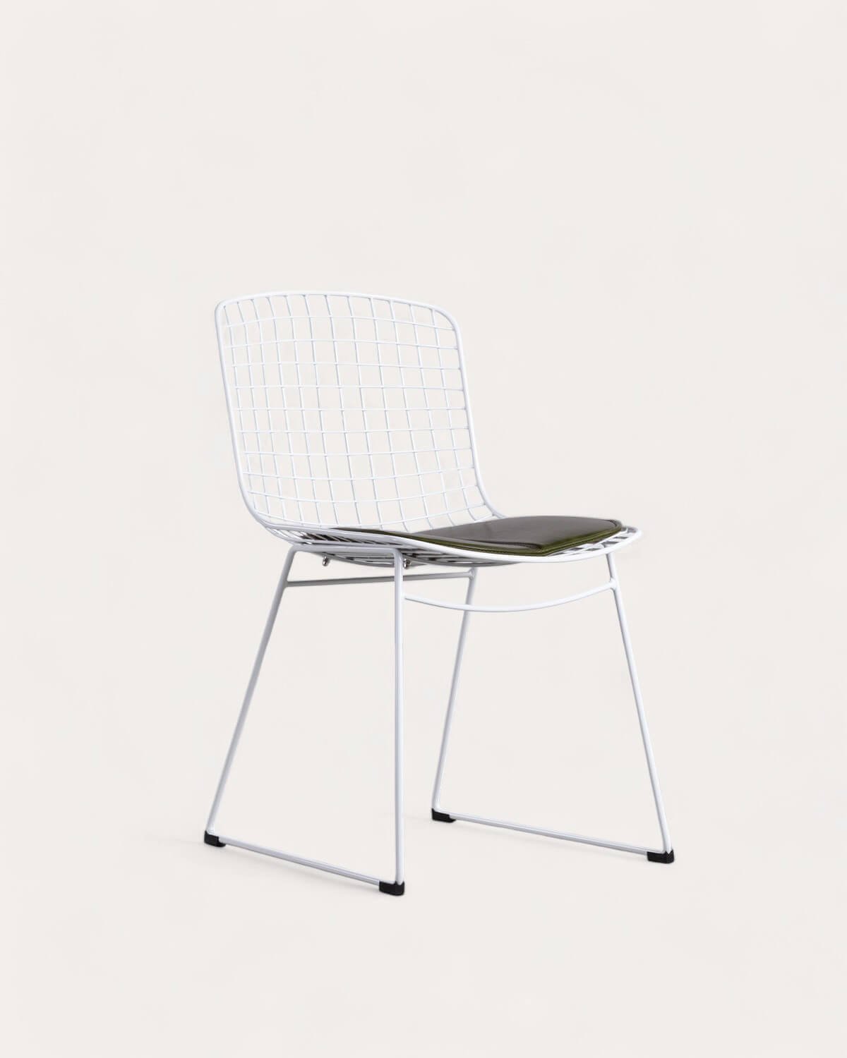 Chaise de Salle à Manger en Métal à Dossier Haut Aras , image de la gelerie 1