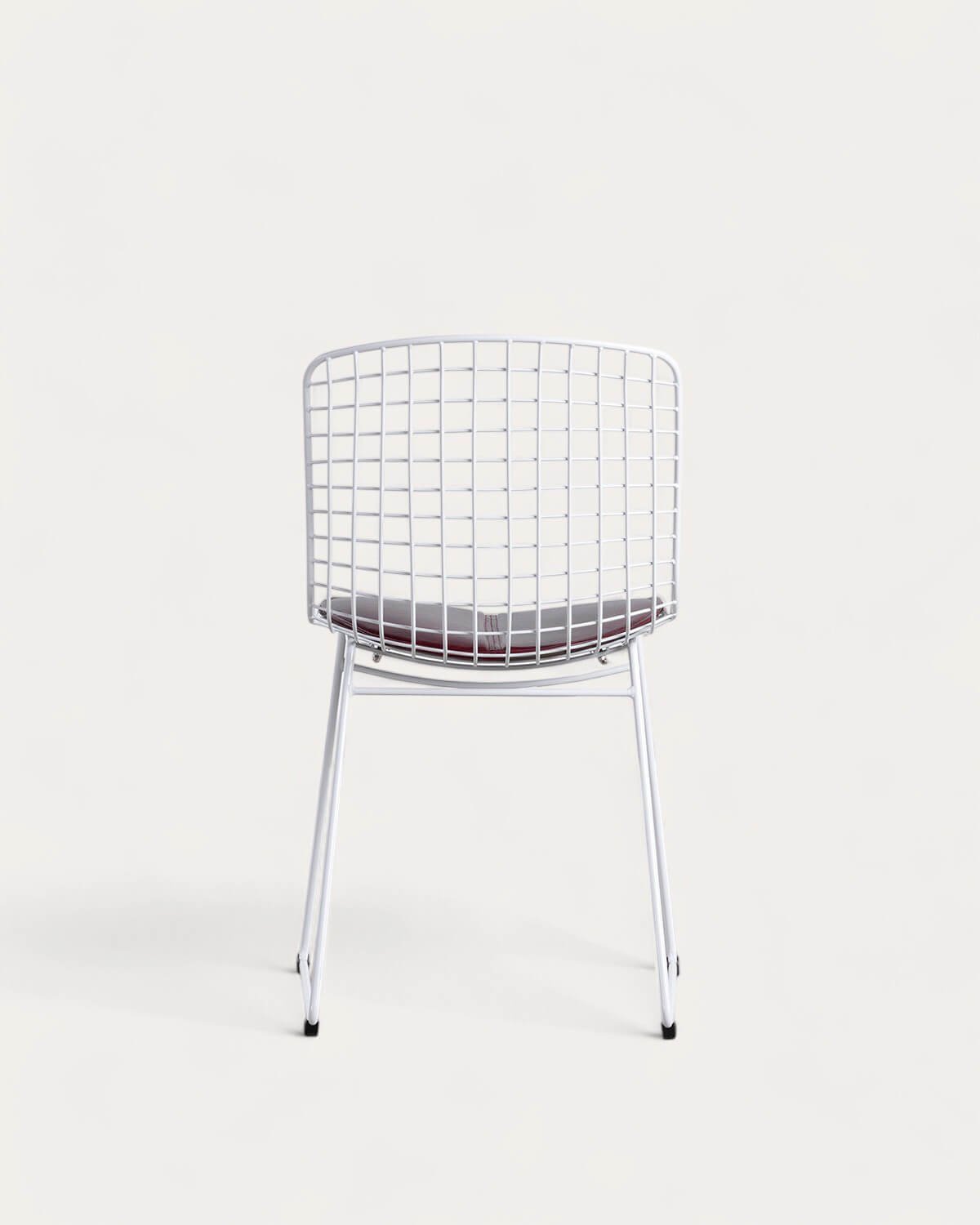 Chaise de Salle à Manger en Métal à Dossier Haut Aras , image de la gelerie 3