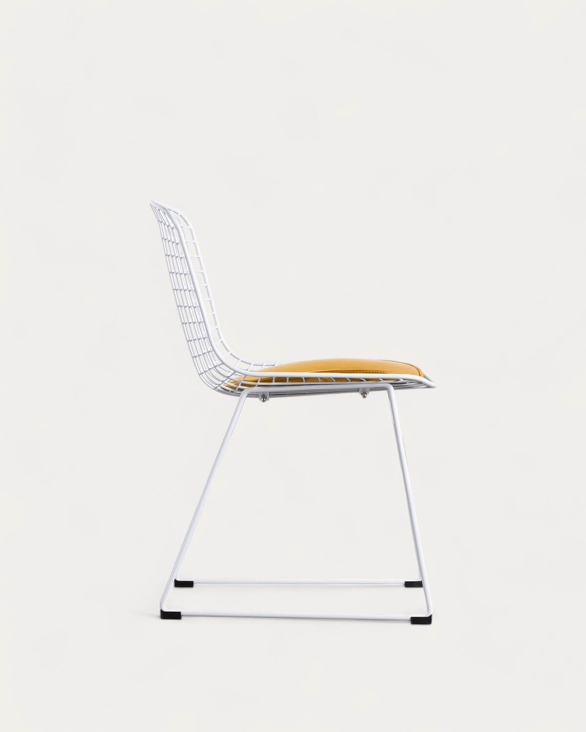 Chaise de Salle à Manger en Métal à Dossier Haut Aras , image de la gelerie 2