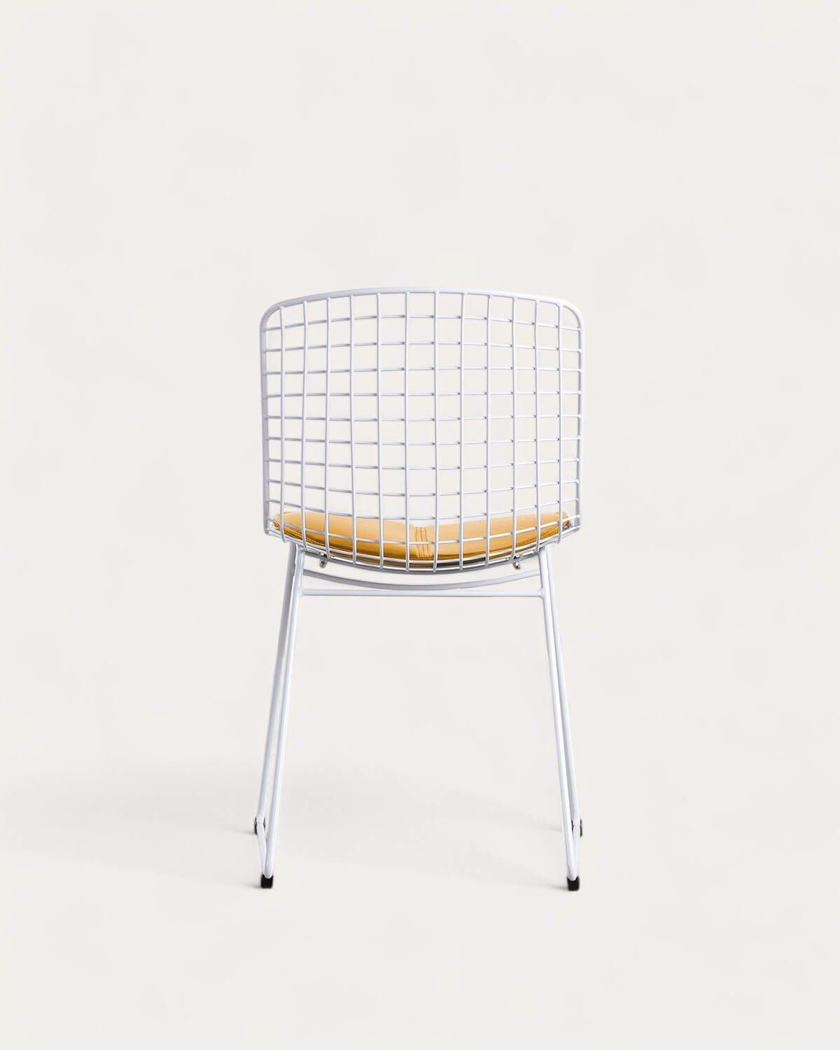 Chaise de Salle à Manger en Métal à Dossier Haut Aras , image de la gelerie 3