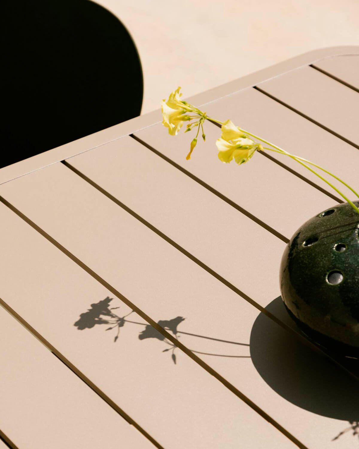 Table d'Extérieur Rectangulaire en Aluminium (160x90 cm) Cancun, image de la gelerie 3