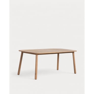 Table d ́Extérieur Rectangulaire en Bois d'Acacia (180x100 cm) Mirla Bois d'Acacia Clair - The Masie