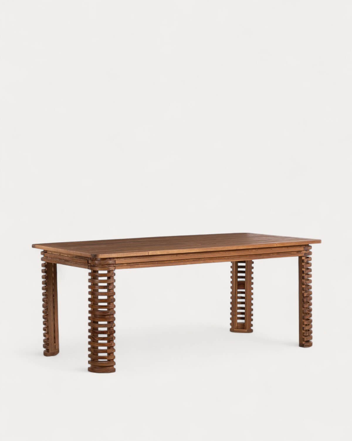 Table d'Extérieur Rectangulaire (180x90 cm) en Bois d'Acacia Hazan