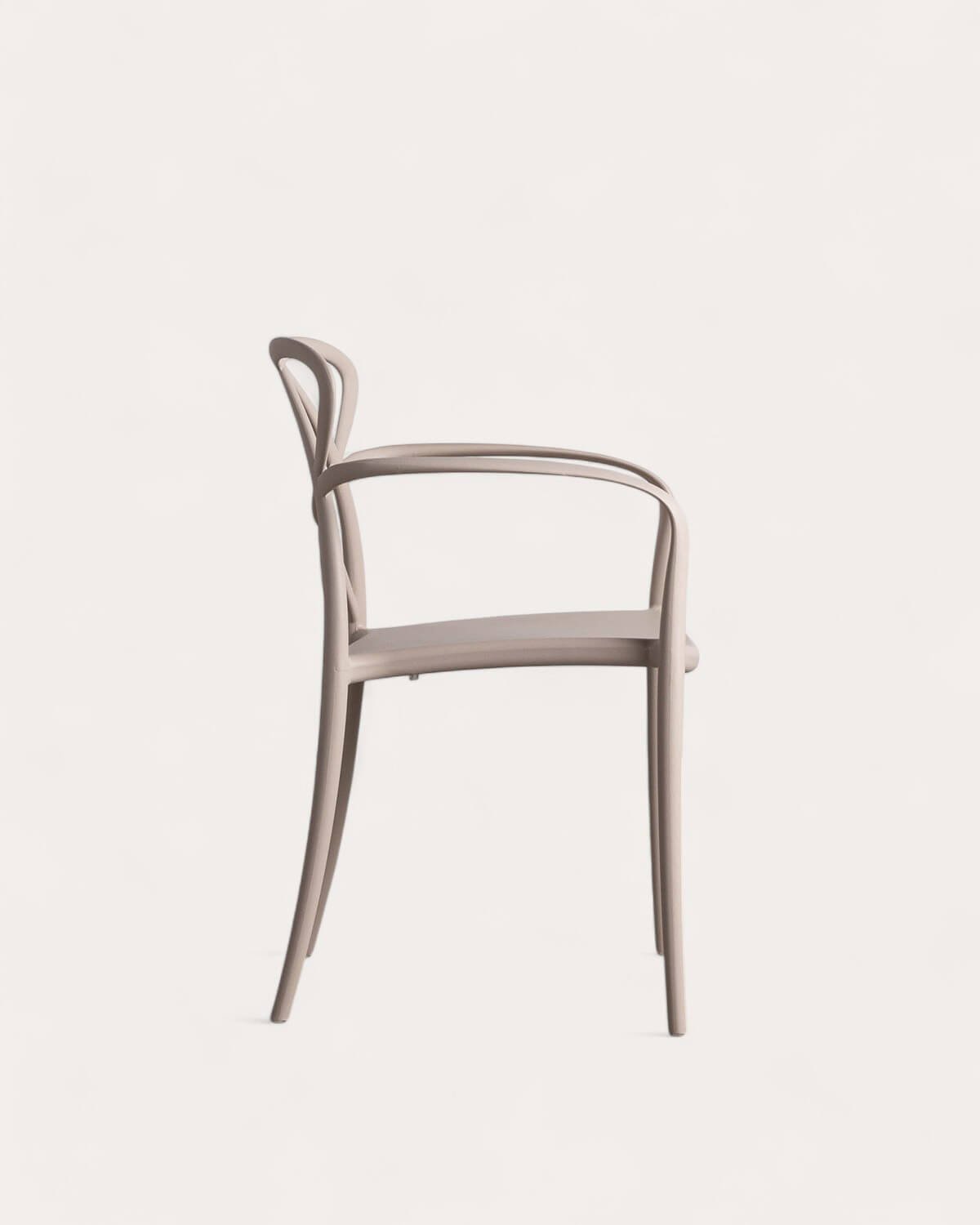 Pack 4 Chaises d'Extérieur en Polypropylène avec Accoudoirs Cielo, image de la gelerie 4