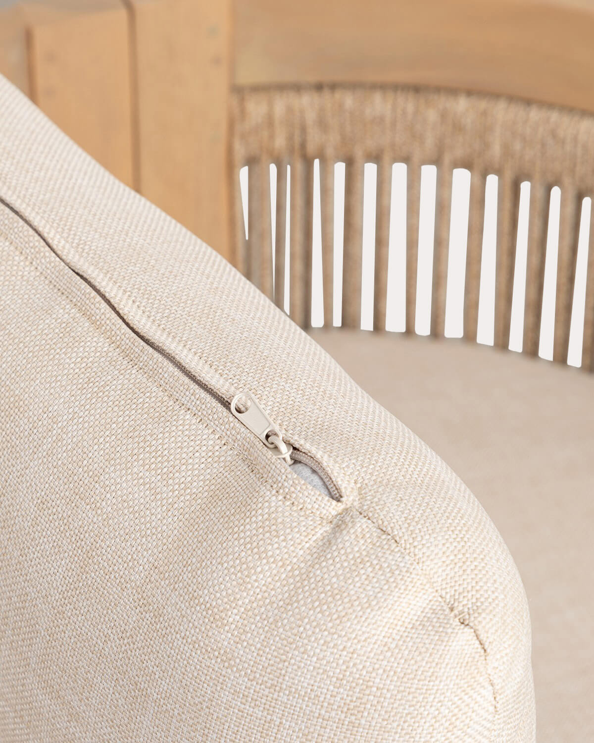 Pack de 2 Chaises d'Extérieur en Bois d'Acacia avec Coussins Mirla, image de la gelerie 7