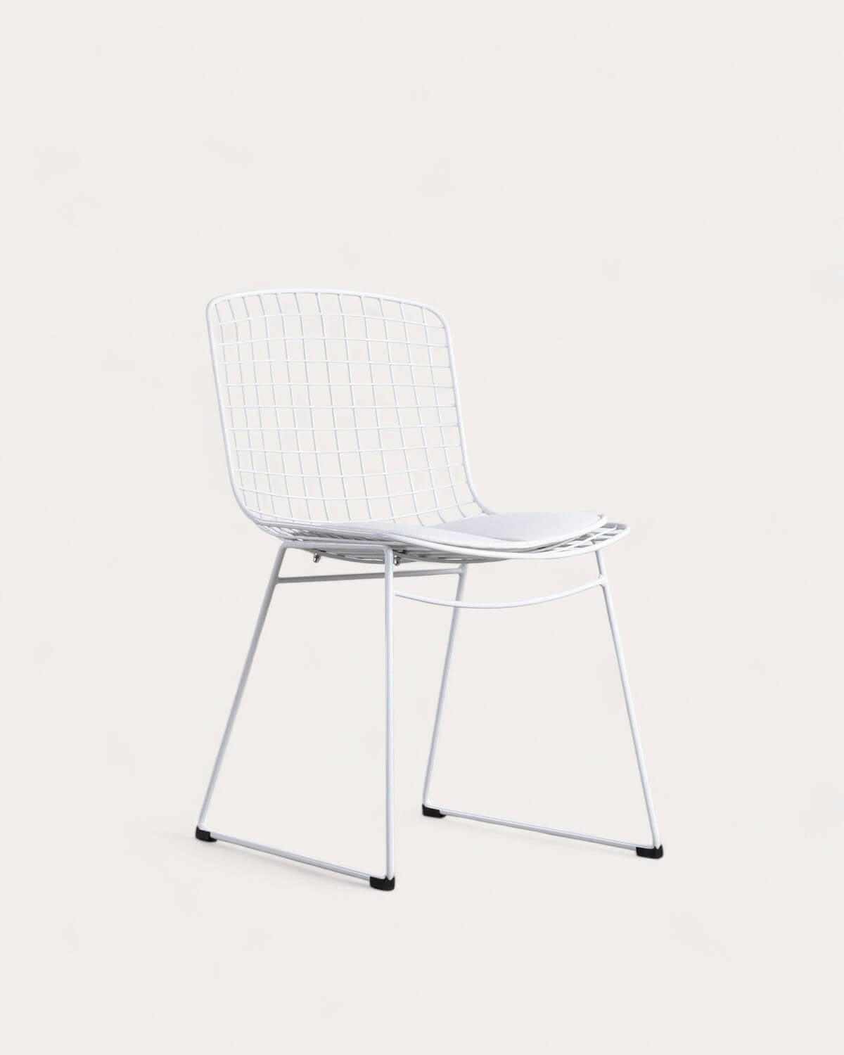 Pack 2 de Chaises de Salle à Manger en Métal à Dossier Haut Aras, image de la gelerie 1