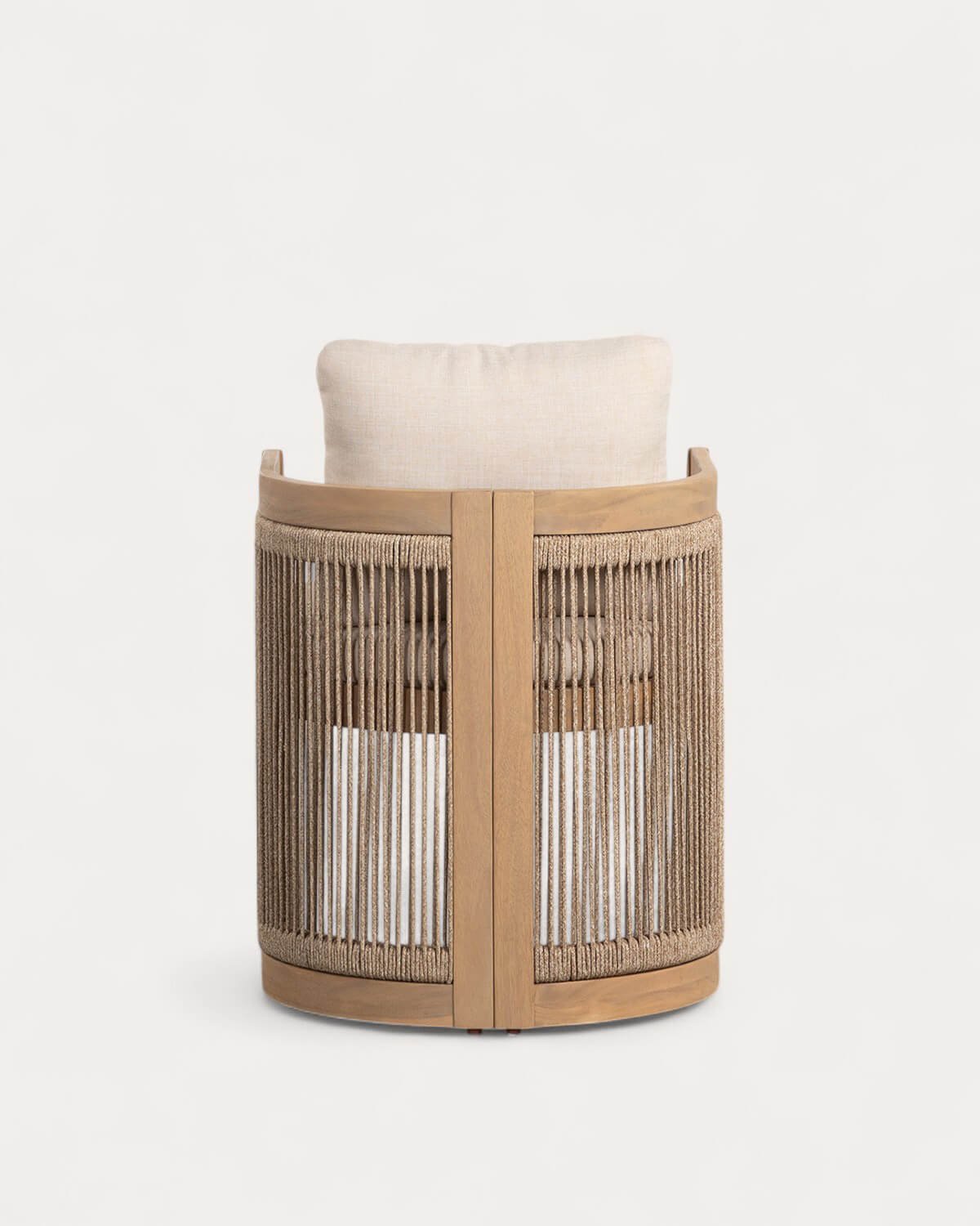 Pack de 4 Chaises d'Extérieur en Bois d'Acacia avec Coussins Mirla, image de la gelerie 5