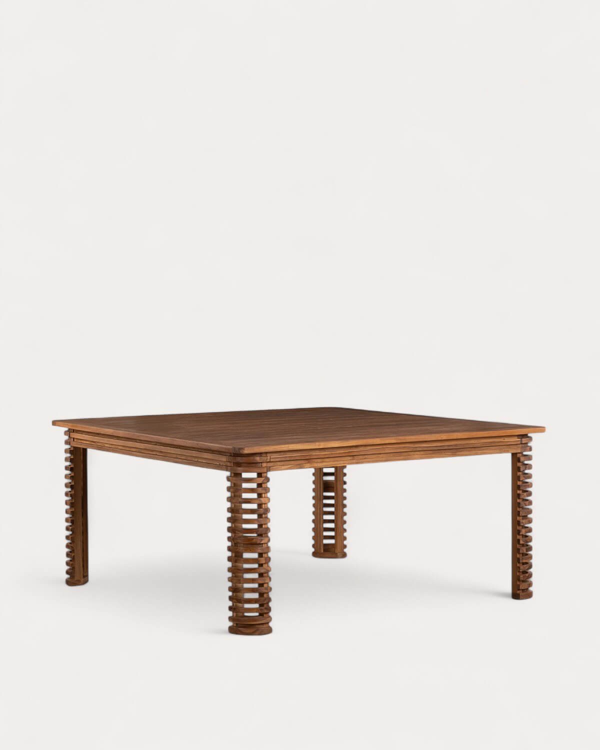 Table d´Extérieur Carrée (160x160 cm)en Bois d´Acacia Hazan, image de la gelerie 1