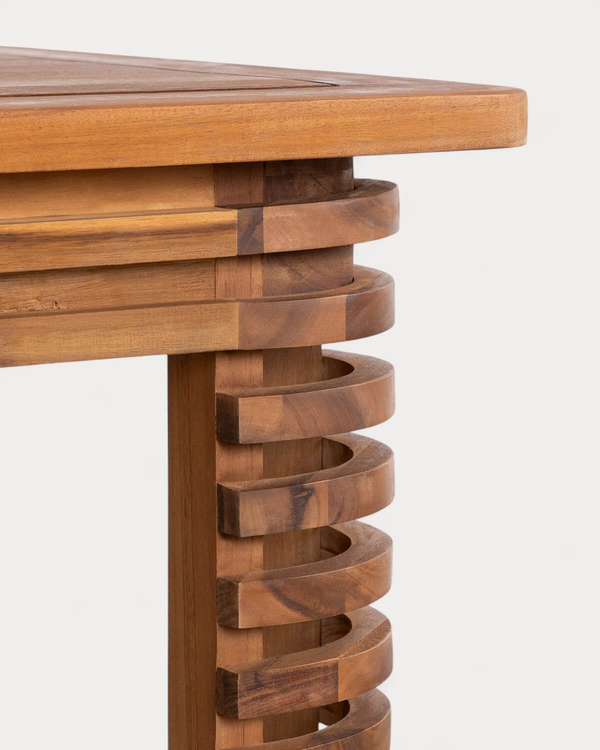 Table d´Extérieur Carrée (160x160 cm)en Bois d´Acacia Hazan, image de la gelerie 5