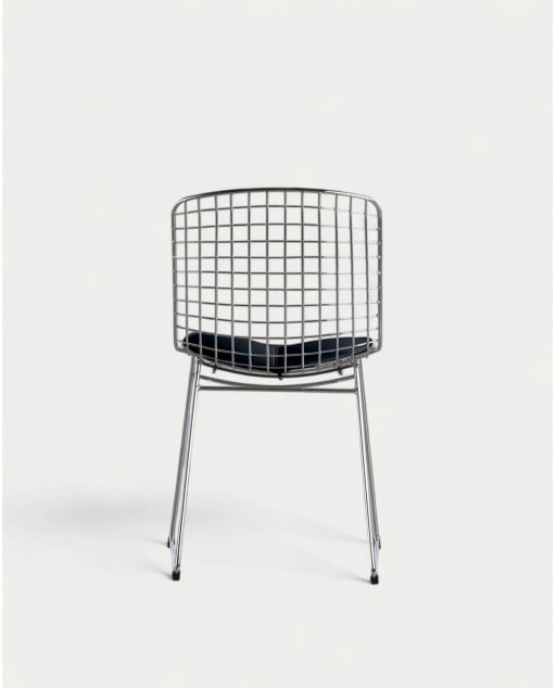 Pack 2 de Chaises de Salle à Manger en Métal à Dossier Haut Aras