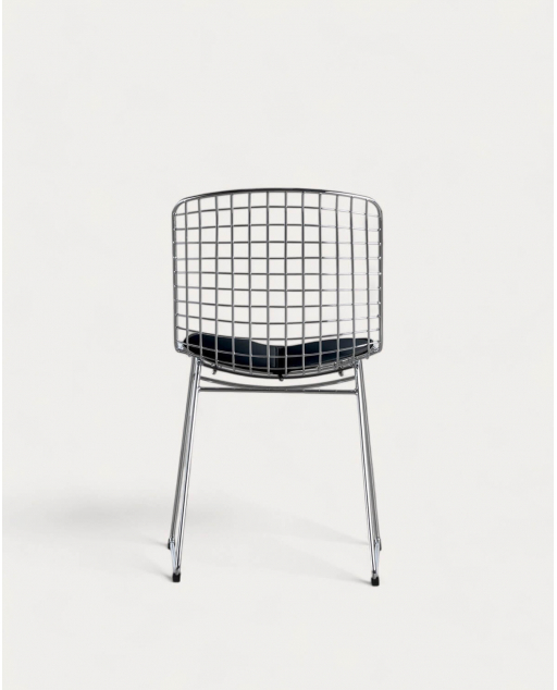 Pack 2 chaises de salle à manger en métal à dossier haut Aras