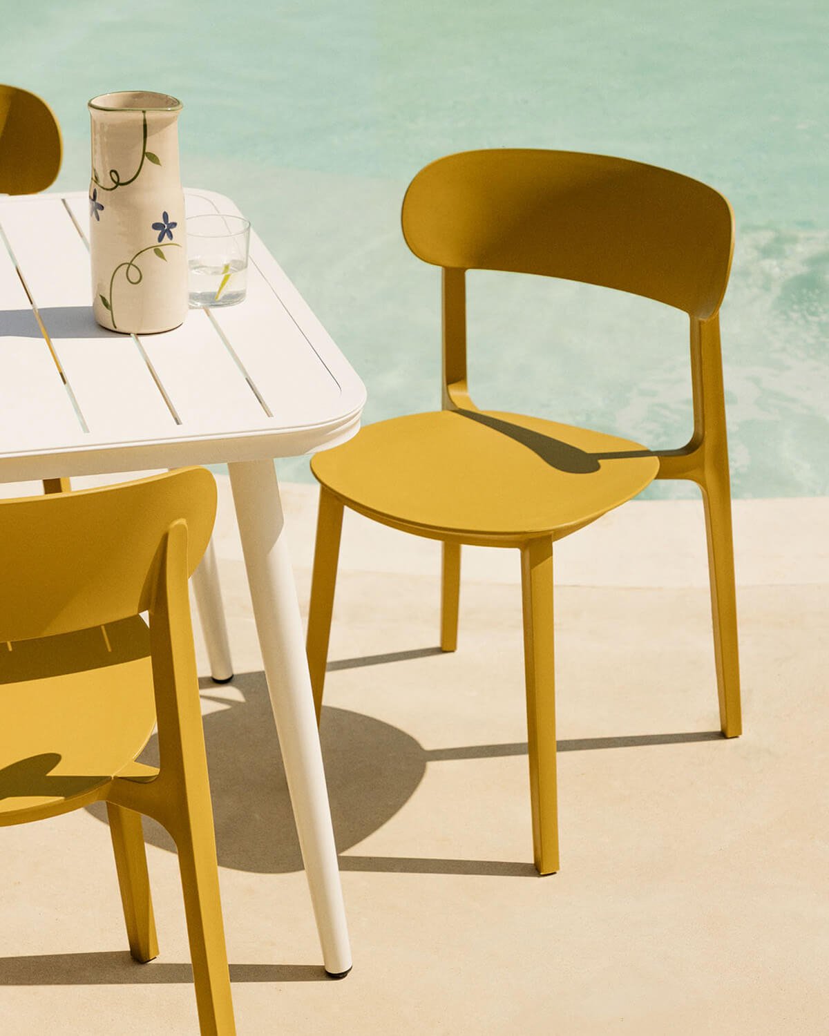 Pack 4 Chaises D'Extérieur en Polypropylène Briel, image de la gelerie 2