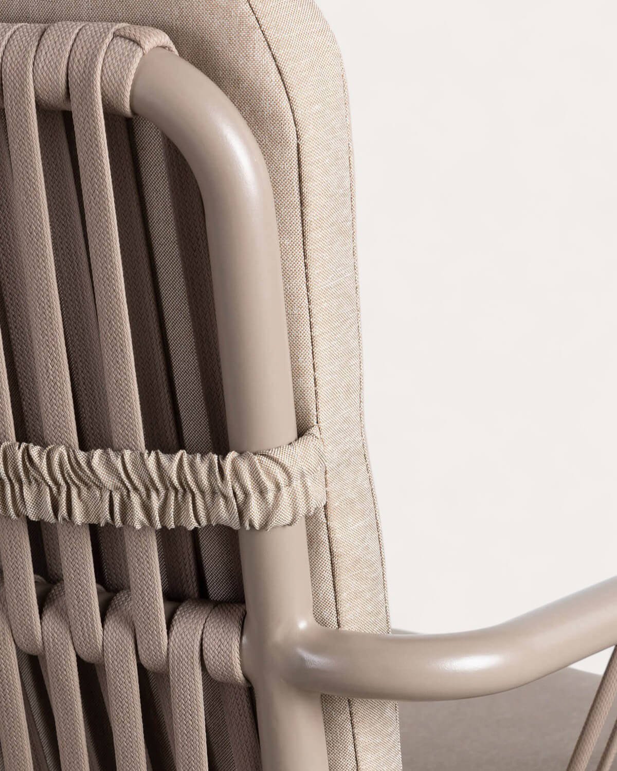 Pack de 4 Chaises d'Extérieur en Aluminium et Corde Drian , image de la gelerie 6