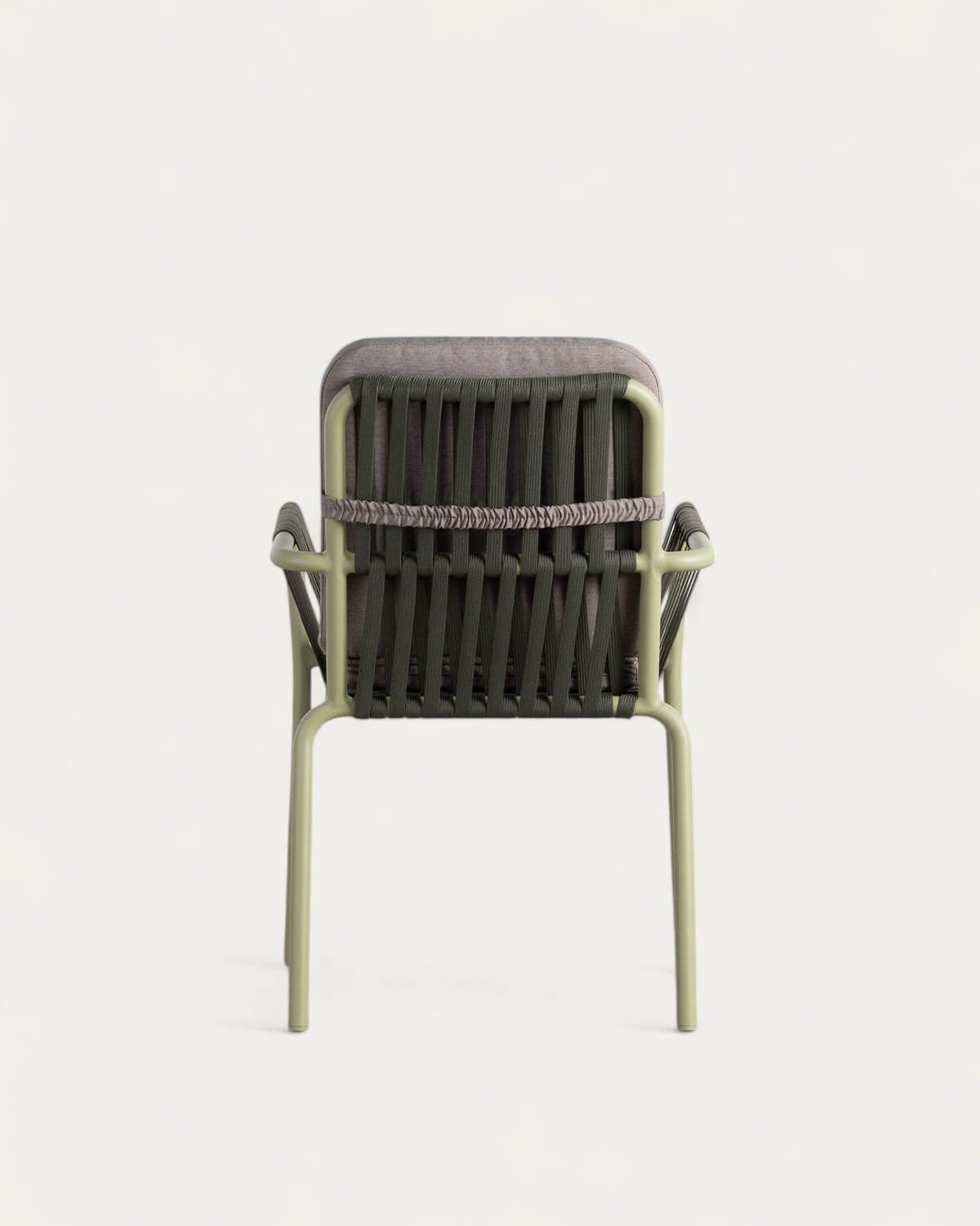 Pack de 4 Chaises d'Extérieur en Aluminium et Corde Drian , image de la gelerie 5